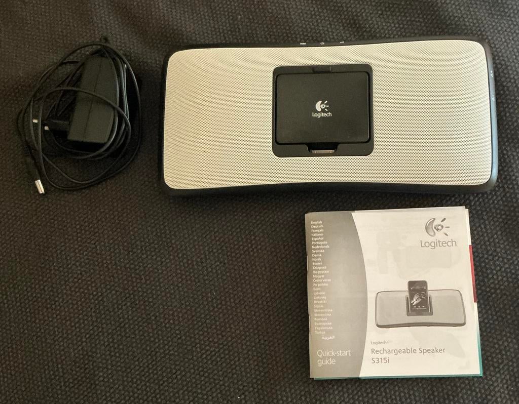 Oplaadbare Logitech speaker - praktisch niet gebruik, Ophalen, Zo goed als nieuw, Speaker