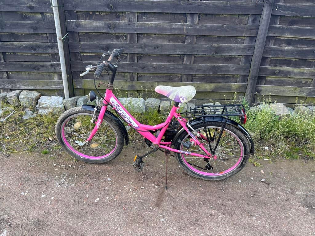 Roze meisjesfiets, Fietsen en Brommers, Ophalen, Gebruikt