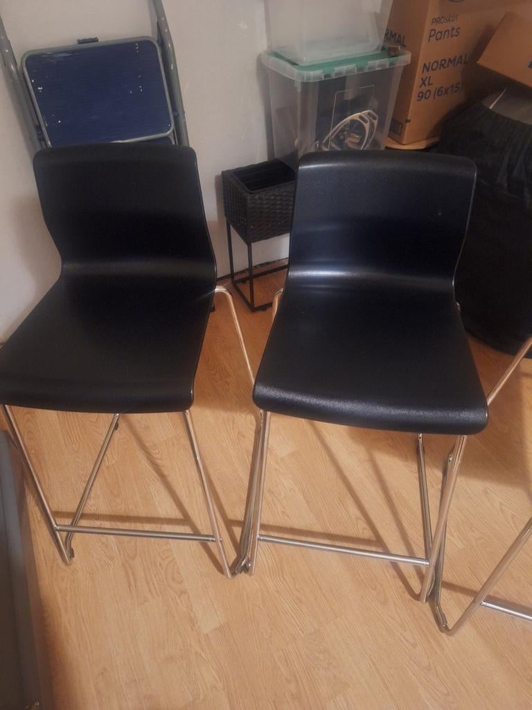 4 tabourets de bar en bon état, Maison & Meubles, Tabourets de bar, Enlèvement