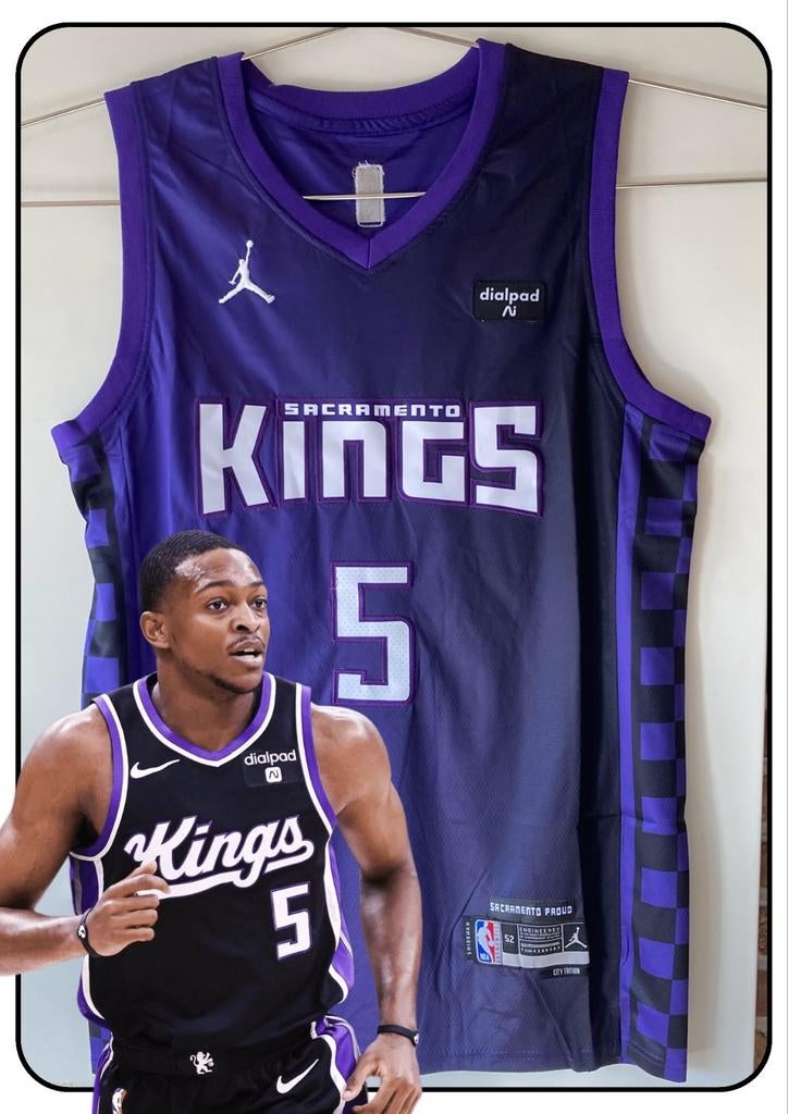 De'Aaron FOX 5 taille XL Sacramento Kings, Enlèvement ou Envoi, Neuf, Vêtements