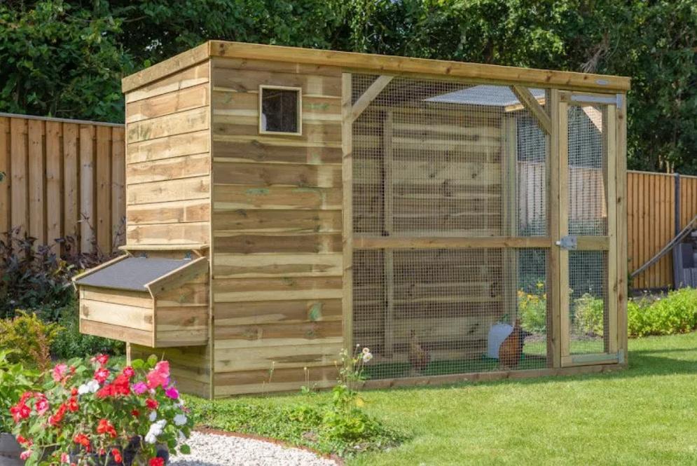 Kippenhok Toon links, Dieren en Toebehoren, Pluimvee | Toebehoren, Ophalen of Verzenden, Nieuw, Kippenhok of Kippenren