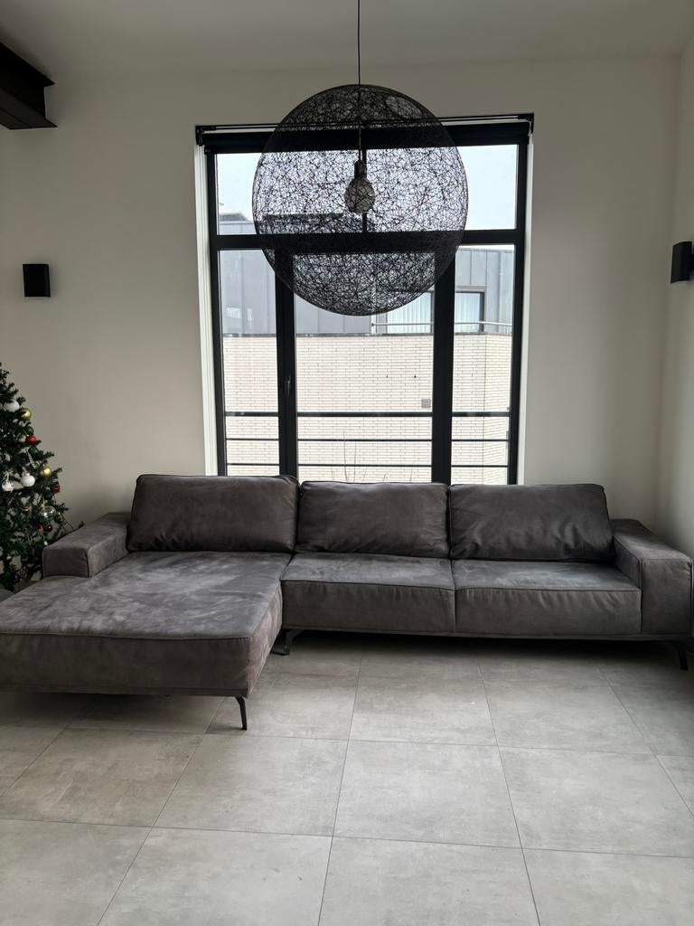 Canape d’angle, Maison & Meubles, Canapés | Coins salons complets, Enlèvement, Comme neuf, Cuir