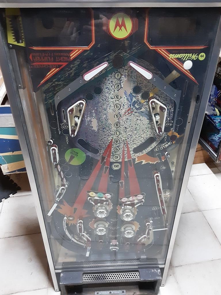 Flipperkast voor opmaak 1980 firepower wiiliams, Ophalen