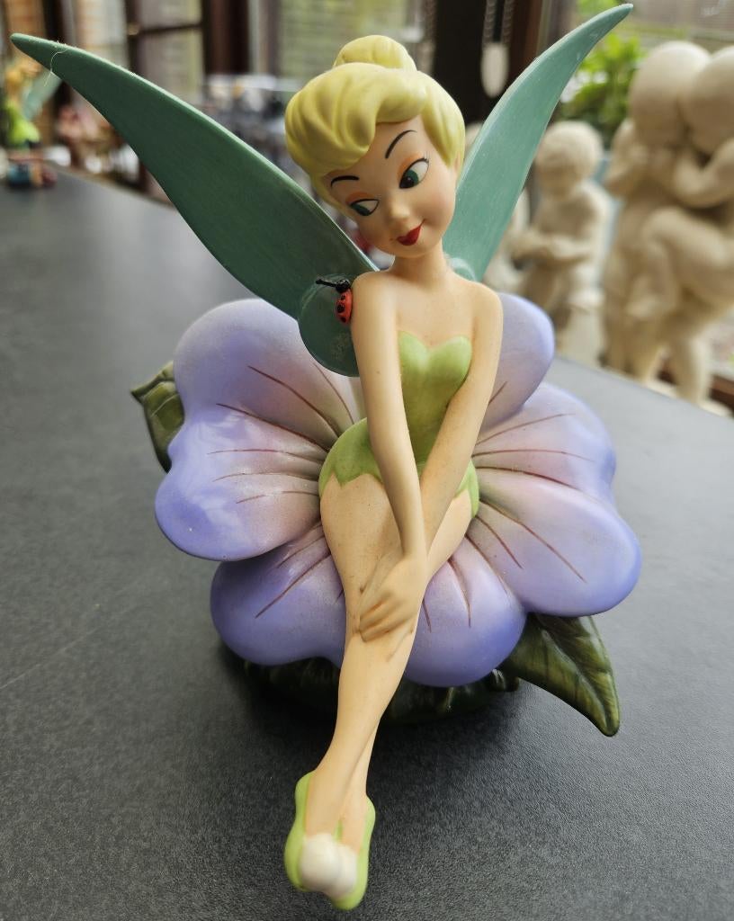 Disney beeldje Tinkerbel Enchanting Encounter, Verzamelen, Ophalen of Verzenden, Overige figuren, Zo goed als nieuw, Beeldje of Figuurtje