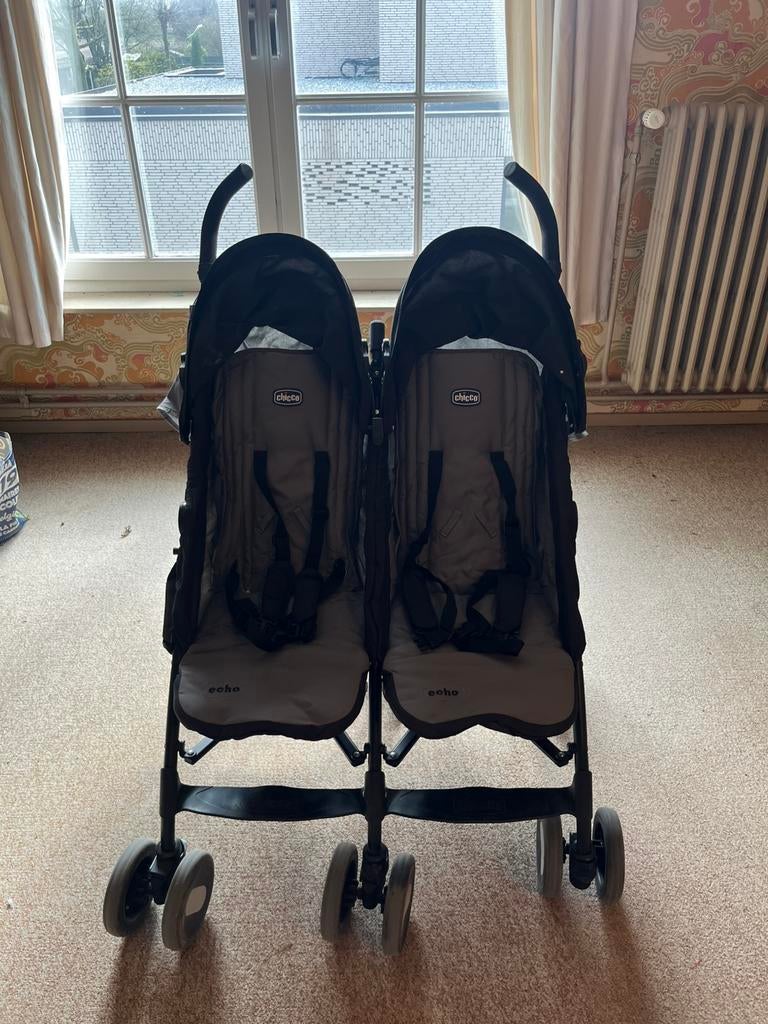 Tweeling buggy chicco echo, Kinderen en Baby's, Ophalen, Gebruikt