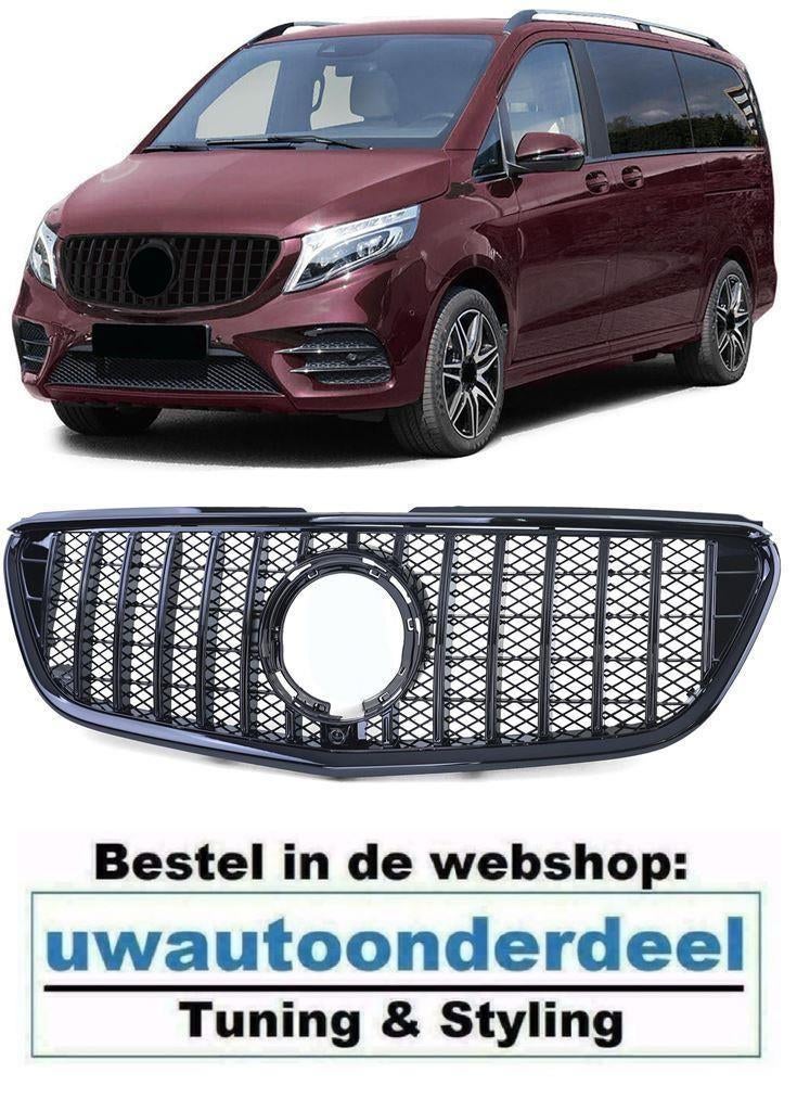 Grill Panamericana AMG Glans Zwart Voor MB V Klasse Vito W44, Verzenden