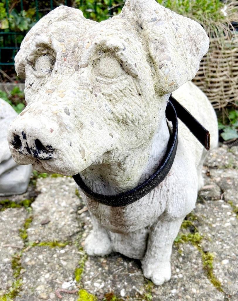 Tuinbeeld Betonnen Jack Russel, Ophalen