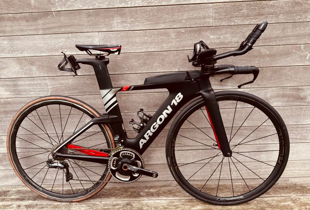 Tijdritfiets / CLM Argon 18 E119 DI2 11v, 49 à 53 cm, Enlèvement ou Envoi, Utilisé, Carbone