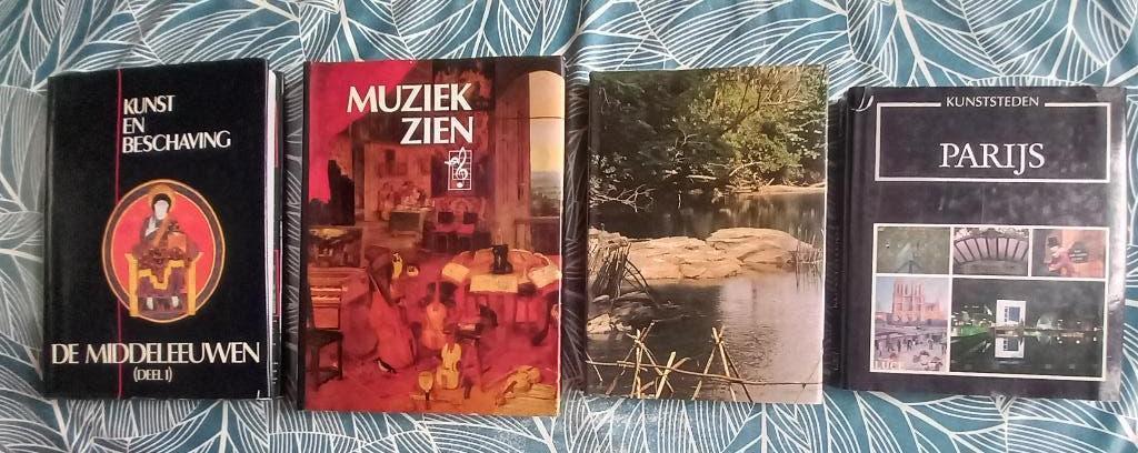 Lot de 4 livres arts culturels en Néerlandais, Boeken, Ophalen, Zo goed als nieuw