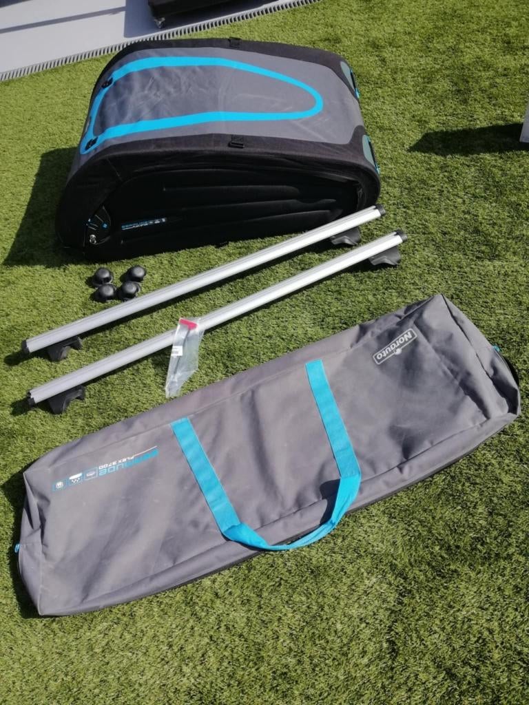 Dakkoffer opvouwbaar met dakrails, Auto diversen, Ophalen, Zo goed als nieuw