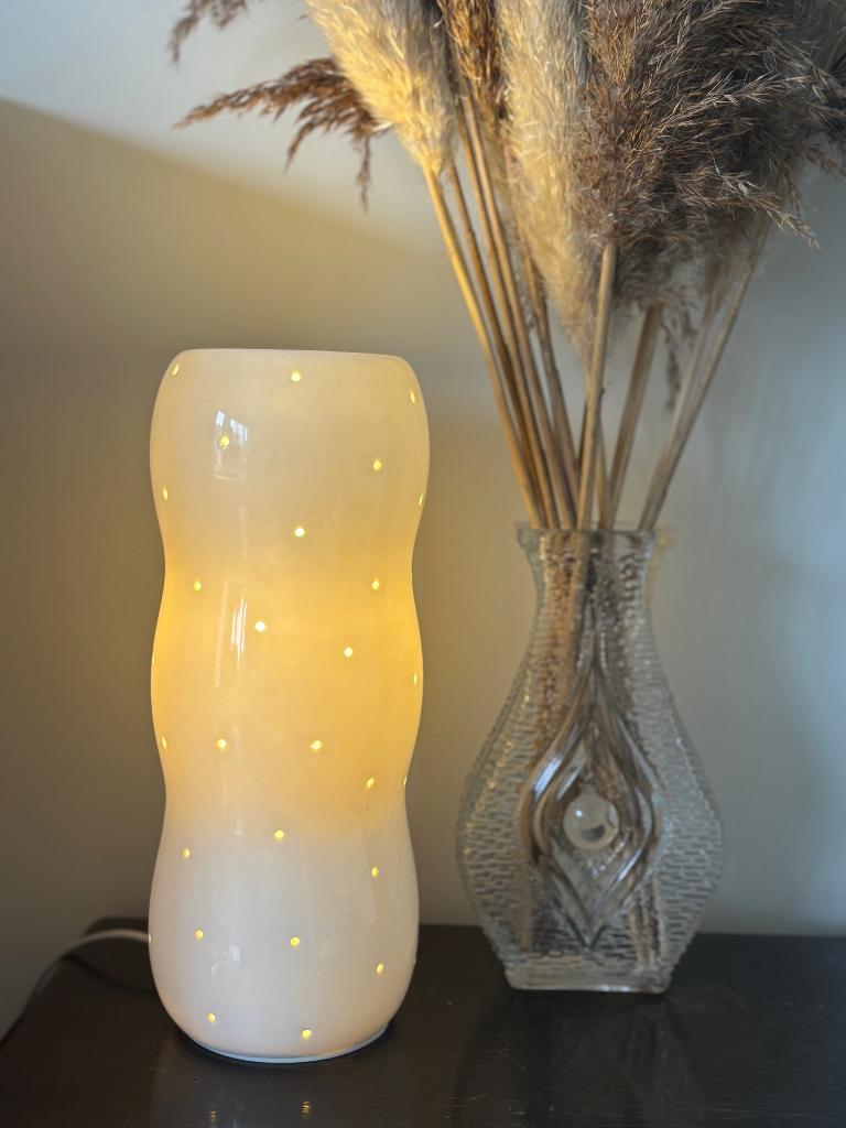 Lampe vintage Ikea Dämsta, Maison & Meubles, Moins de 50 cm, Comme neuf, Enlèvement, Scandinave