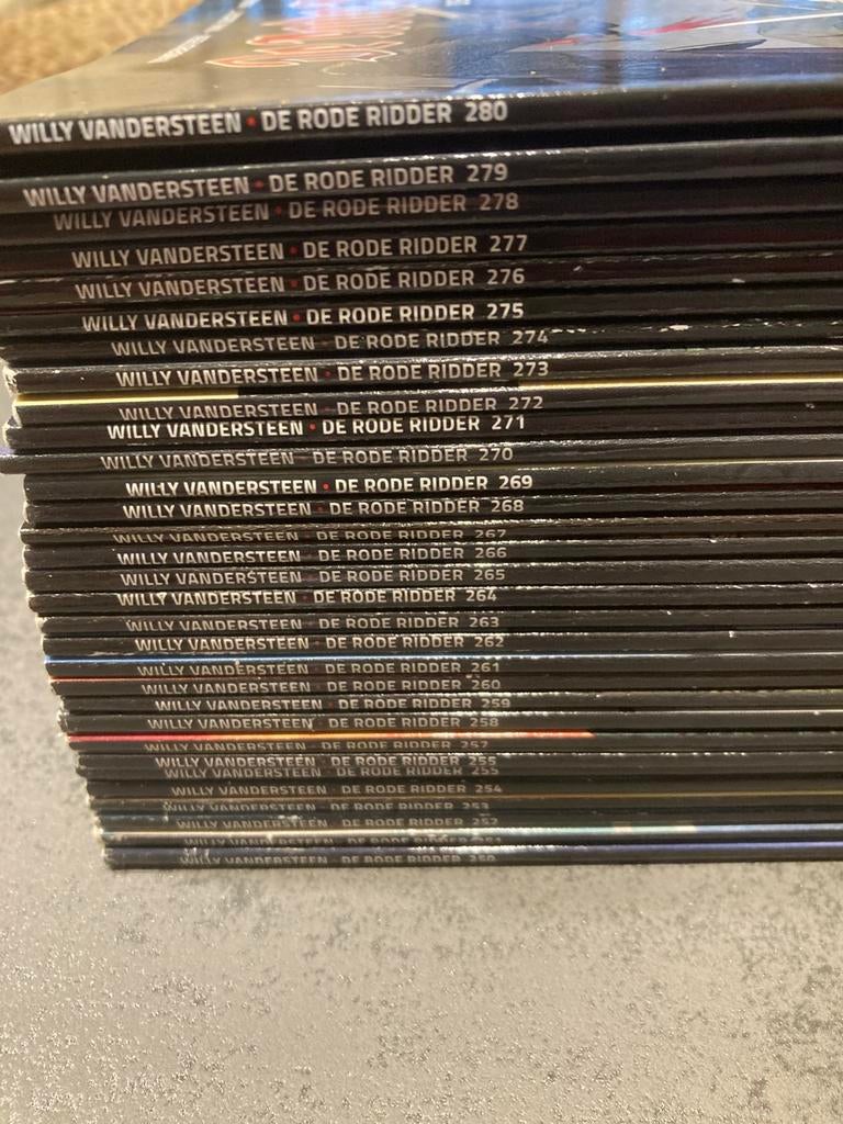 De rode ridder, Complete serie of reeks, Ophalen, Gelezen