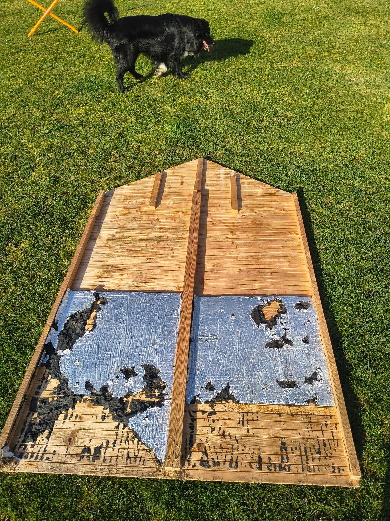 Gebruikt klein tuinhuisje. Regio Kampenhout, Enlèvement, Utilisé, Bois, Abri de jardin