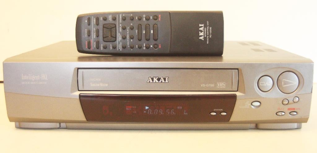 Akai VS-G786 High Quality Videorecorder Mt Afstandsbediening, TV, Hi-fi & Vidéo, Enlèvement ou Envoi, Comme neuf, Lecteur ou enregistreur VHS