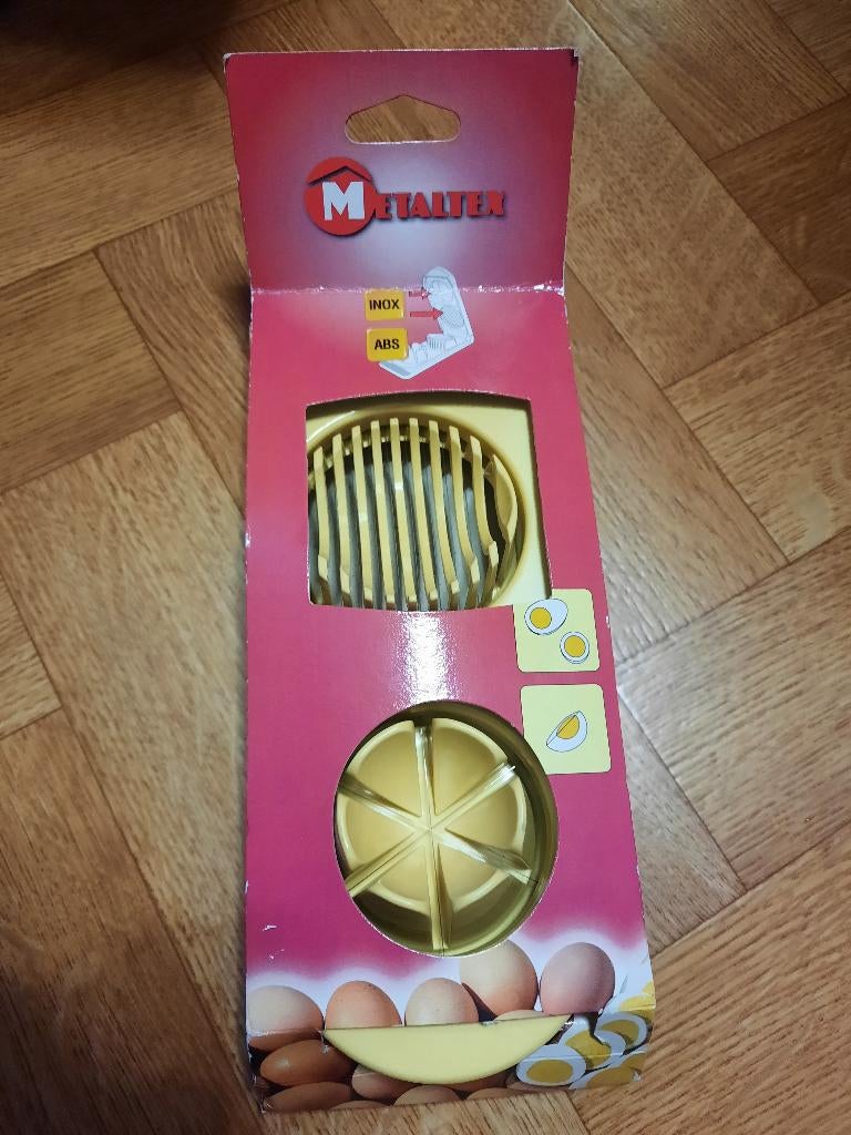 splinternieuwe luxe eiersnijder Metaltex, luxe eiersnijder, Enlèvement ou Envoi, Neuf