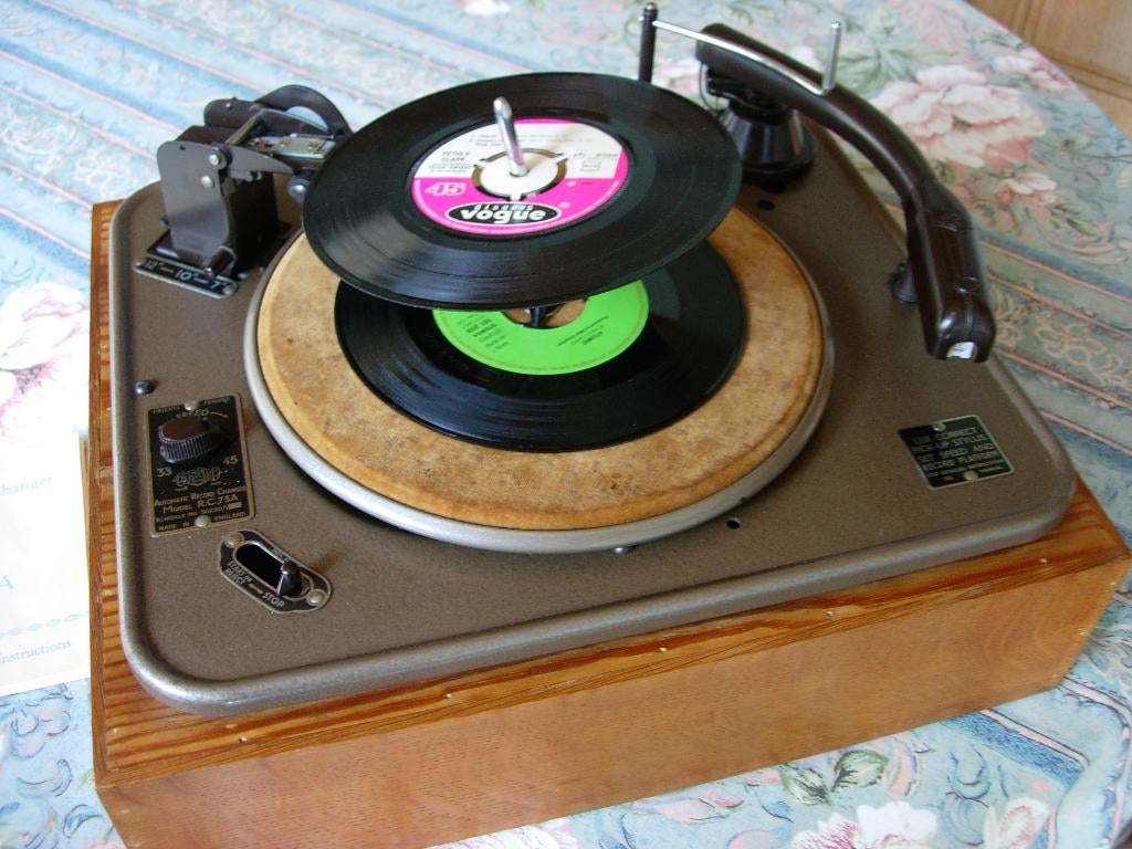 De volledig automatische wisselaar van Garrard R.C.75A 1951, Audio, Tv en Foto, Platenspelers, Ophalen, Refurbished, Platenspeler