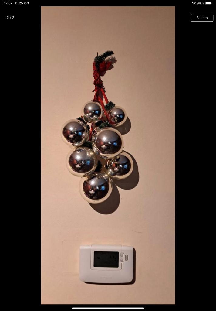 Antieke kerstdecoratie perfecte staat, Diversen, Ophalen, Zo goed als nieuw