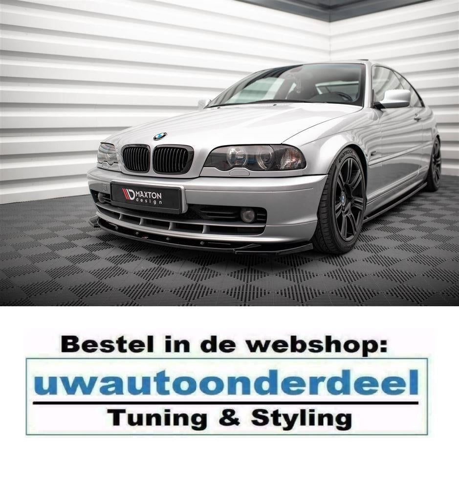 Maxton Design Spoiler Splitter Lip Bmw E46 Coupe, Auto diversen, Tuning en Styling, Verzenden