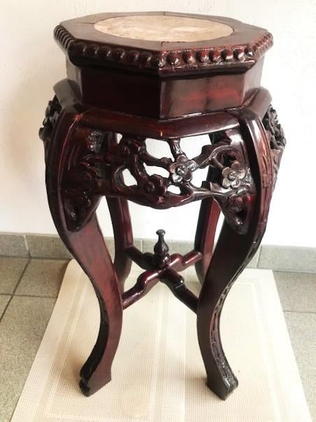 Table appoint Chinois support des plantes bois dur antique😍, Enlèvement ou Envoi