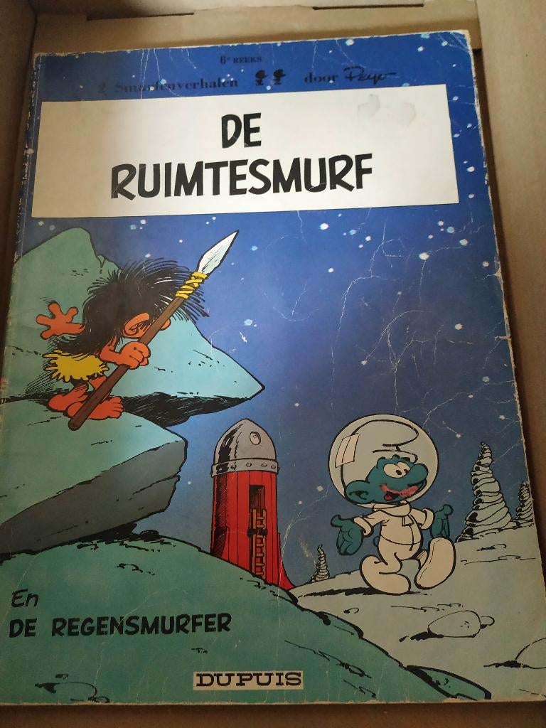strip de smurfen "de ruimtesmurf" enz, Boeken, Stripverhalen, Ophalen of Verzenden