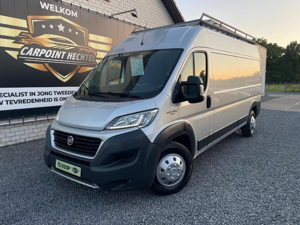 Fiat Ducato MAXI 2.3 Mjet 150 pk L3 H2 119 000 km GARANTIE !, Argent ou Gris, Euro 6, Entreprise, Boîte manuelle