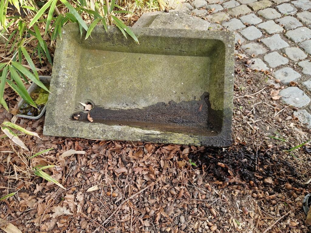 Arduinen wasbak/gootsteen, Ophalen, Gebruikt