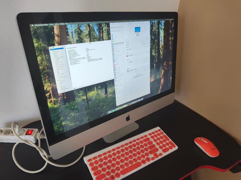 iMac 2011 27 i5 3.1ghz 32gb ram 1 gb GPU 512gb ssd, SSD, Reconditionné, IMac, 512 GB