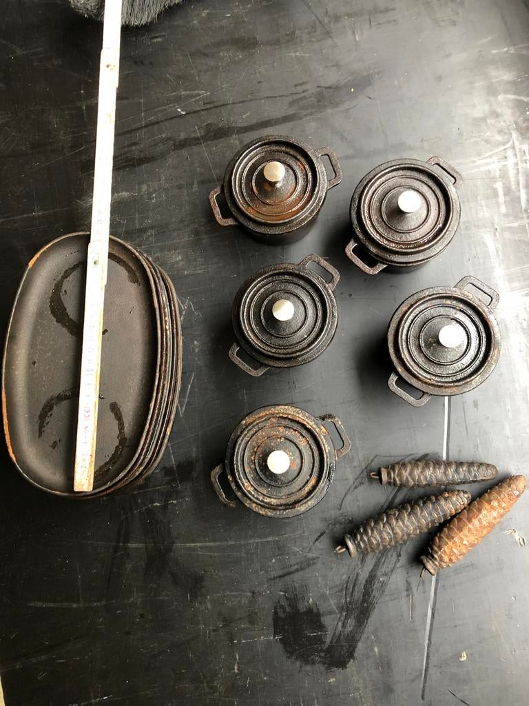 Gietijzeren voorwerpen allerhande, Ophalen