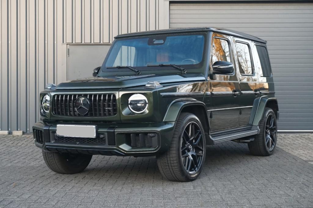 Mercedes G63 AMG olive green/zadelbruin, Auto's, Automaat, 430 kW, G-Klasse, Leder