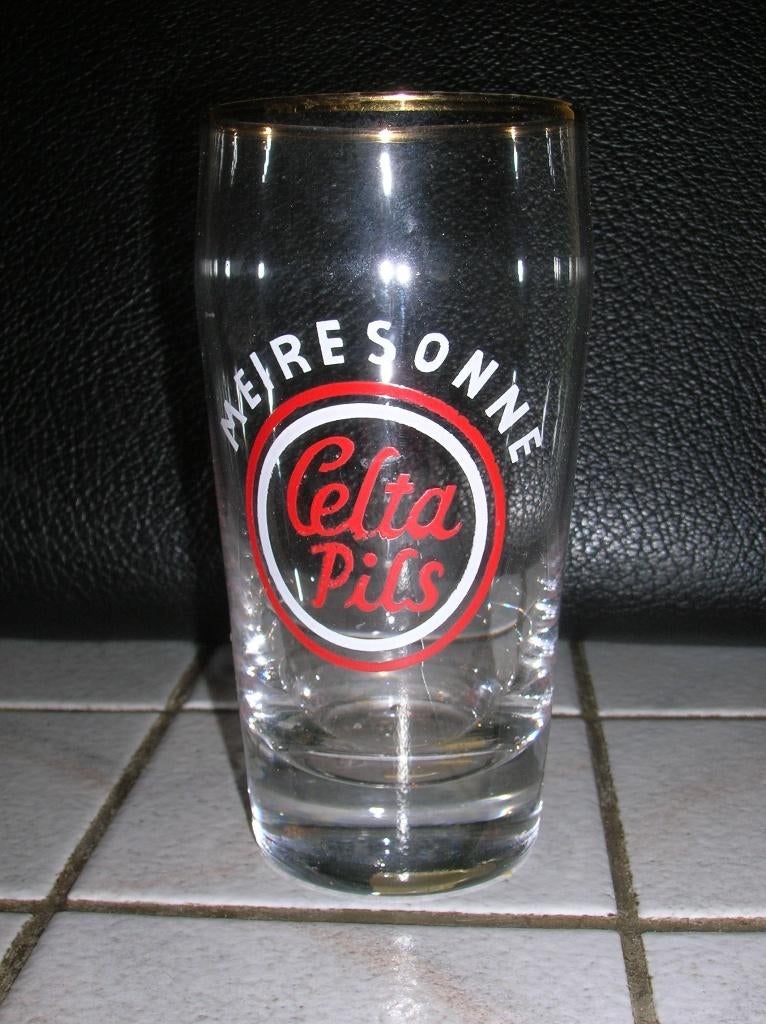 MEIRESONNE Celta Pils, Ophalen of Verzenden, Zo goed als nieuw, Glas of Glazen