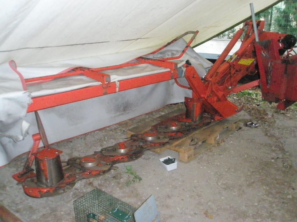 kuhn schijvenmaaier, Ophalen