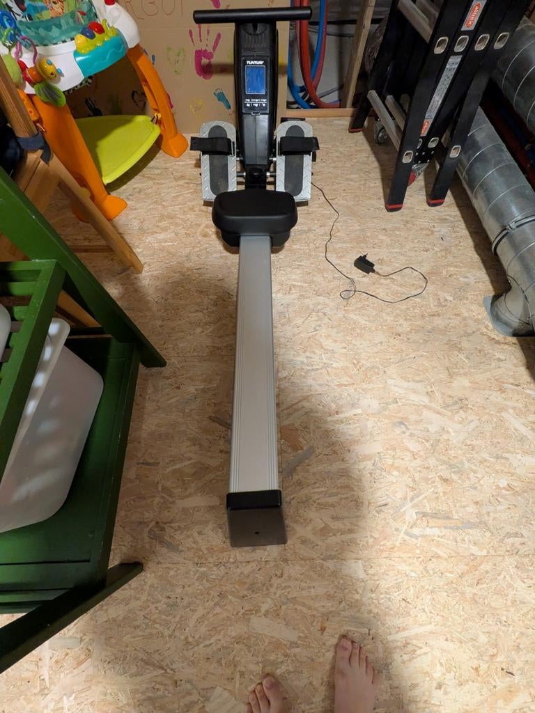 Roeitoestel Tunturi Fitrow 50, Sport en Fitness, Fitnessapparatuur, Ophalen, Overige materialen, Benen, Gebruikt