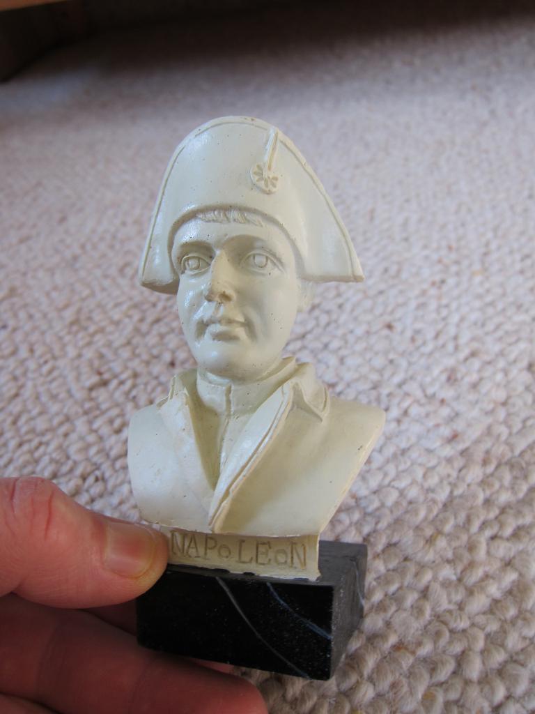 Napoleon, borstbeeld in hars, h=12cm, Antiek en Kunst, Antiek | Keramiek en Aardewerk, Ophalen of Verzenden