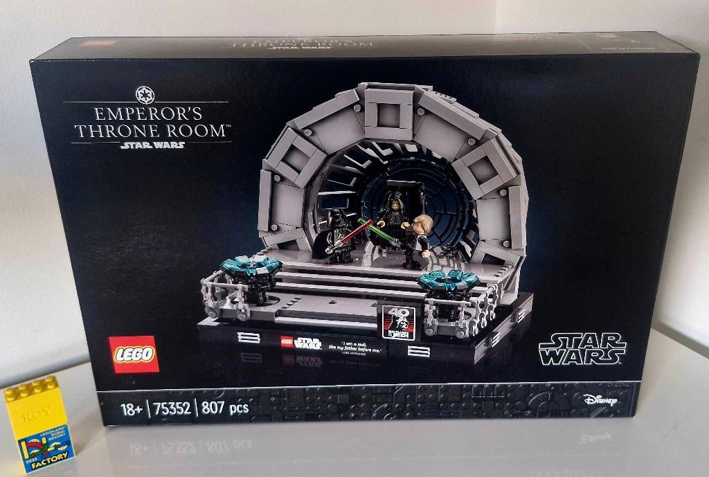 Lego 75352 Star Wars Emperor’s Throne Room Diorama, Kinderen en Baby's, Speelgoed | Duplo en Lego, Nieuw, Lego, Complete set, Star Wars