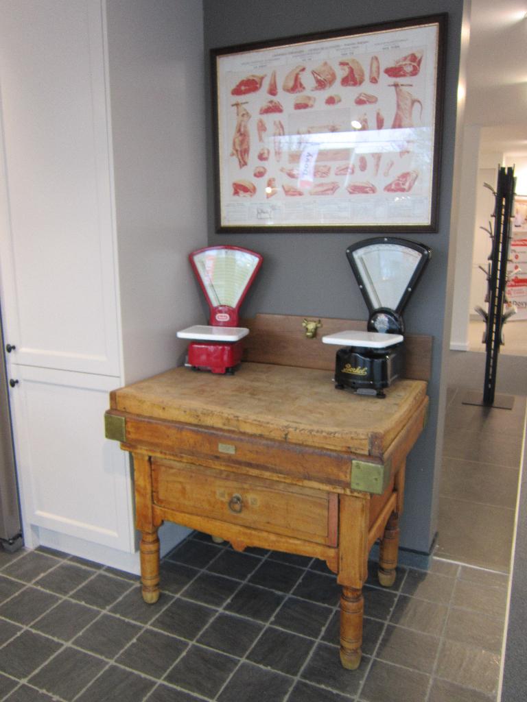 kapblok , hakblok , billot, Ophalen