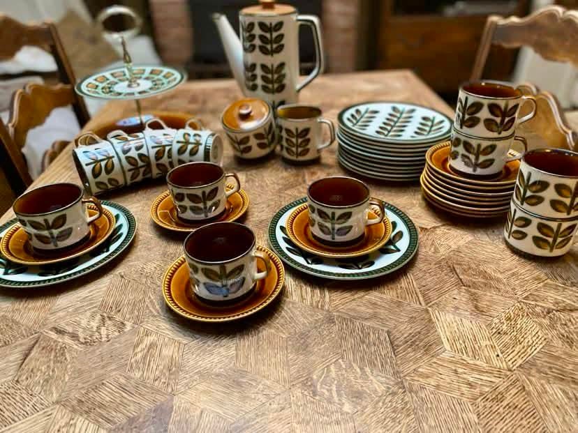 Service à café de 12, Boch Rambouillet 1841-1966, Enlèvement ou Envoi