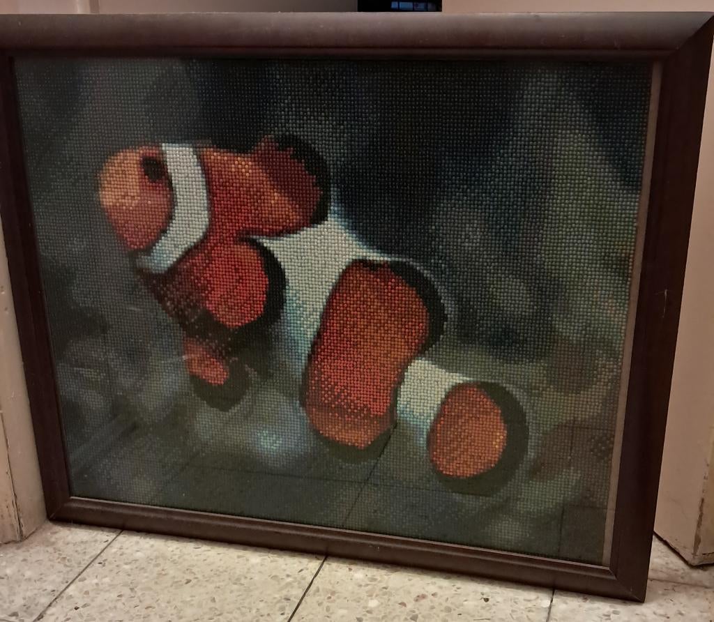 Diamond painting, Moins de 50 cm, Enlèvement, Utilisé, 50 à 75 cm