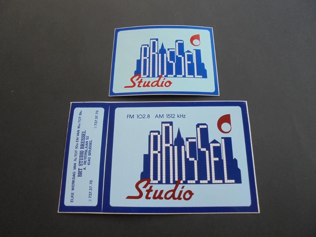 Autocollant : Studio Brussels, Envoi, Neuf, Société ou Association