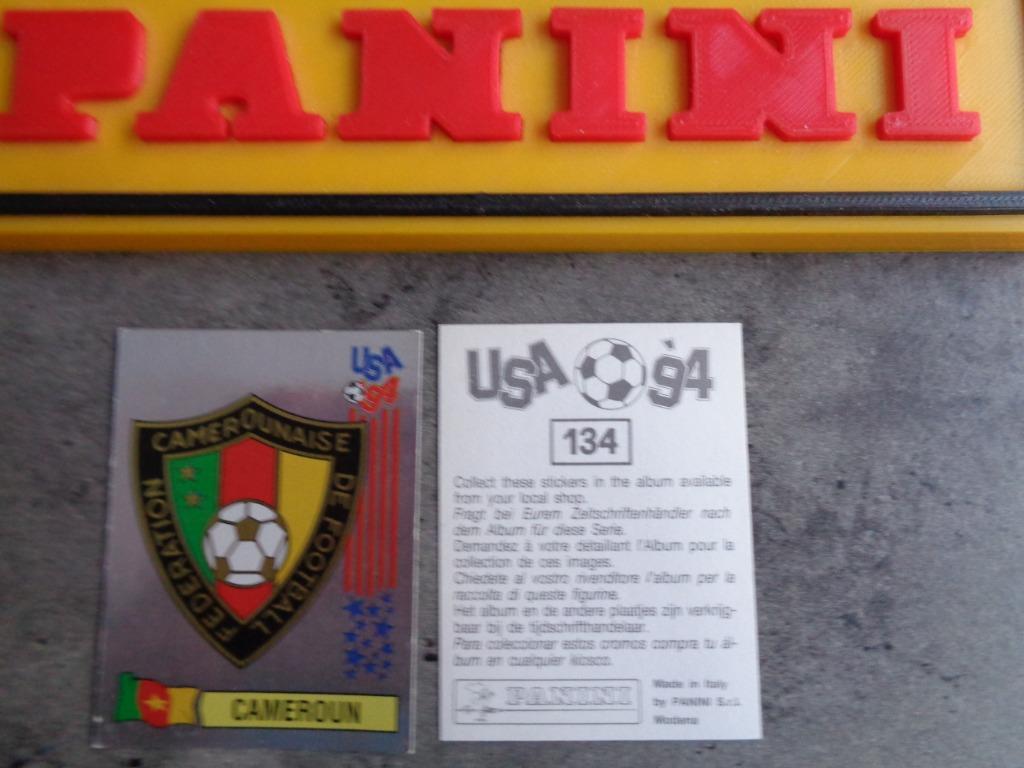 PANINI FOOTBALL AUTOCOLLANT COUPE DU MONDE 94 USA EMBLÈME DE, Enlèvement ou Envoi, Autocollant