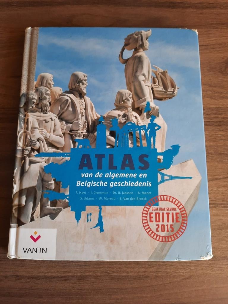 Atlas van de algemene en Belgische geschiedenis, 2015, Ophalen of Verzenden, Gelezen, ASO, Nederlands