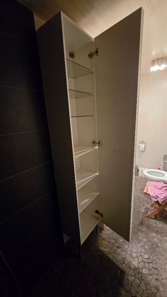 Badkamerkast, Huis en Inrichting, Ophalen, (Half)hoge kast, 50 tot 100 cm, Zo goed als nieuw