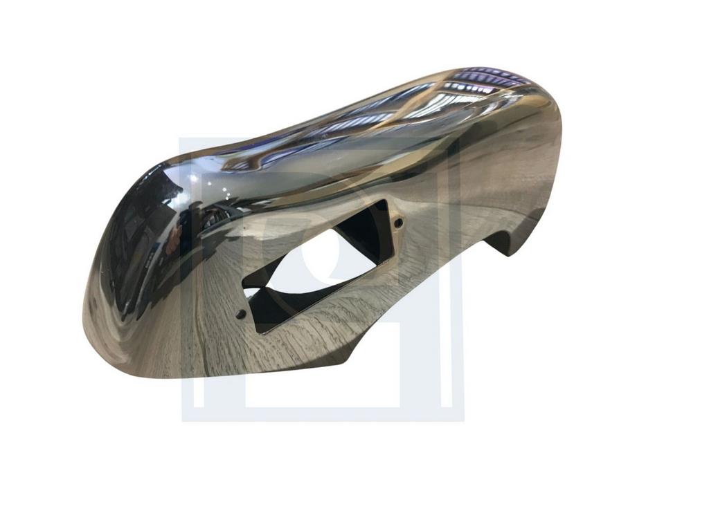 Volvo Bumper rozet PV444 1957+PV544 rechts achter chroom Vol, Enlèvement ou Envoi, Utilisé