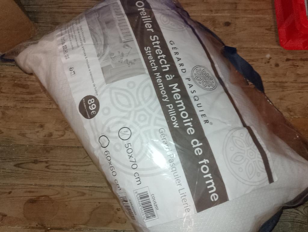 oreiller stretch memoire de forme, Maison & Meubles, Neuf, Oreiller, Enlèvement ou Envoi, Une personne