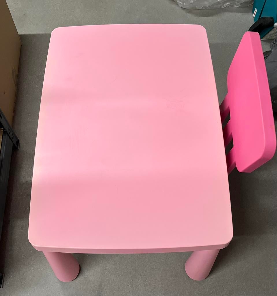 Ikea mammut tafeltje en 2 stoelen, Ophalen, Gebruikt, Tafel(s) en Stoel(en)