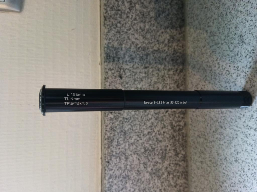 steekas MTB 110x15mm lengte: 158mm, Fietsen en Brommers, Fietsonderdelen, Ophalen of Verzenden, Nieuw, Voorvork