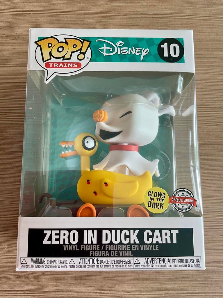 Funko Pop Train 10 Zero in duck cart (glows in the dark), Enlèvement ou Envoi, Neuf