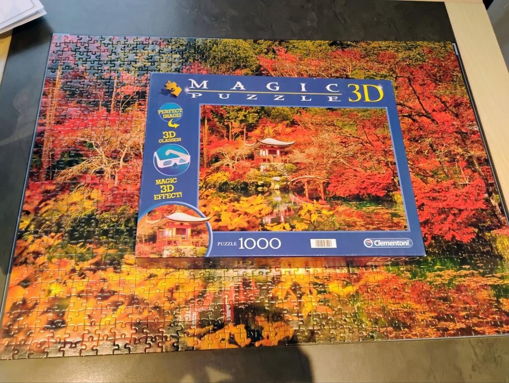 Puzzel 1000stuks zonder 3d bril, Ophalen
