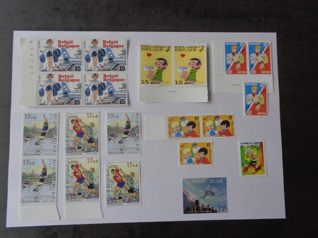 20 anciens timbres avec personnages de BD, Livres, BD, Enlèvement