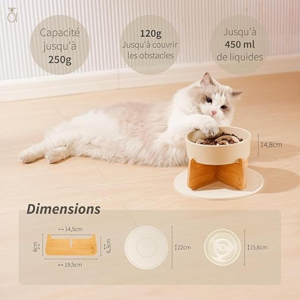 Verhoogde anti schrokbak van keramiek | hondenbak | Nieuw, Koalos, -, Verzenden, -