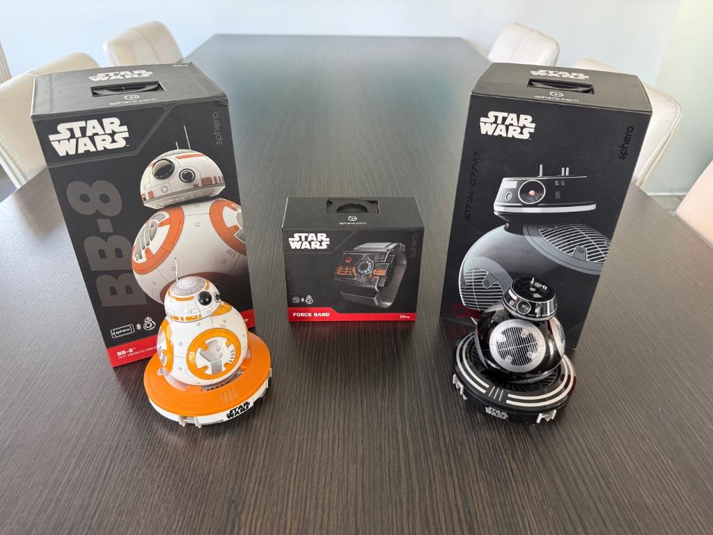 Sphero Star Wars BB-8 & BB-9E Robot Toys met Force Band, Collections, Enlèvement ou Envoi, Neuf, Réplique